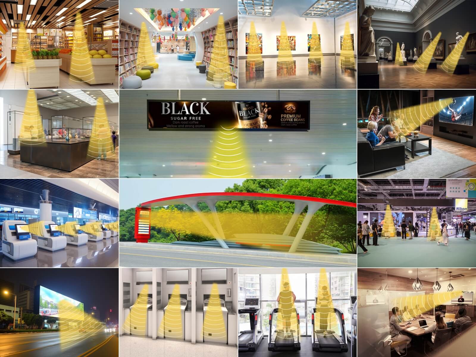 定向音響應(yīng)用場(chǎng)景合集