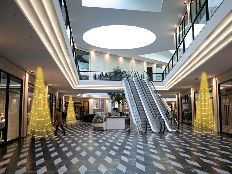 商場安裝使用定向廣播系統(tǒng)