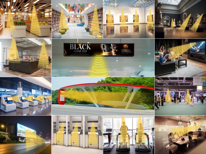 超聲波定向喇叭應(yīng)用場(chǎng)景集合