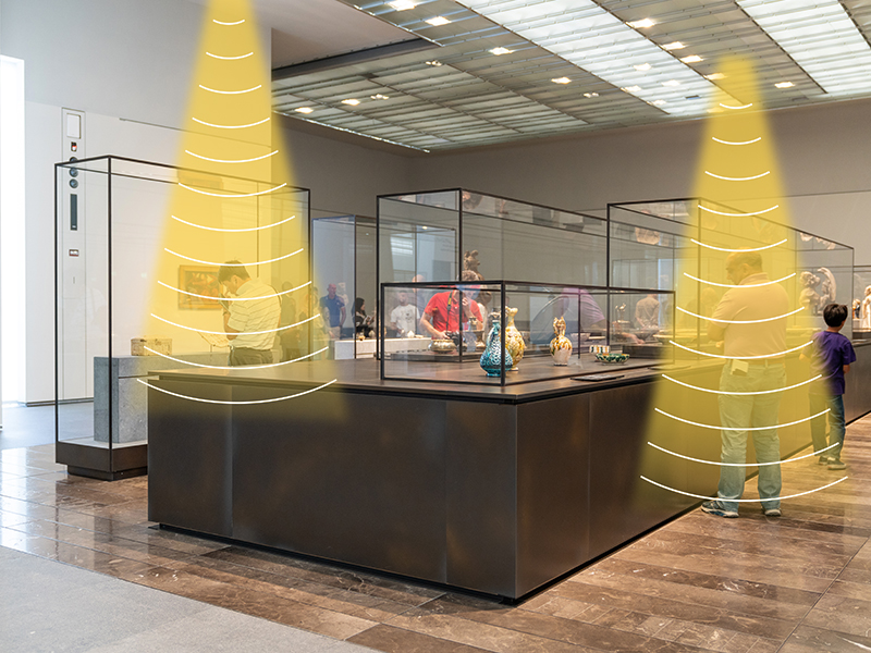 展廳定向音箱，聲音分區(qū)，互不干擾