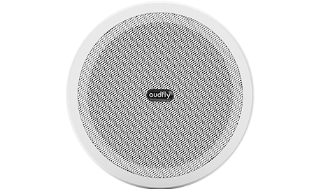 圓形一體式定向播放音響R，指向性強，內置功放，適合吸頂安裝